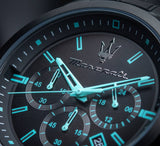 Maserati Successo Aqua Edition Black Dial Stainless Steel Strap Watch For Men - R8873644003 Authentic Buy Shop Now