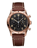 Breitling Avi 1953 Edition Black Dial Brown Leather Strap Watch for Men - RB0920131B1X1 Authentic Buy Shop Now