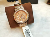 Michael Kors Dylan Rose Gold Rose Gold Steel Strap Watch for Women - MK5586 Authentic Buy Shop Now