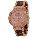 Michael Kors Parker Rose Gold Dial Two Tone Steel Strap Watch for Women - MK5538 Authentic Buy Shop Now