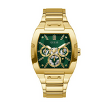 Guess Phoenix Multi Function Green Dial Gold Steel Strap Watch for Men - GW0456G3 Authentic Buy Shop Now