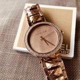 Michael Kors Parker Rose Gold Dial with Diamonds Rose Gold Steel Strap Watch for Women - MK6426 Authentic Buy Shop Now