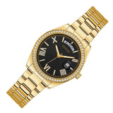Guess Luna Diamonds Black Dial Gold Steel Strap Watch for Women - GW0307L2 Authentic Buy Shop Now