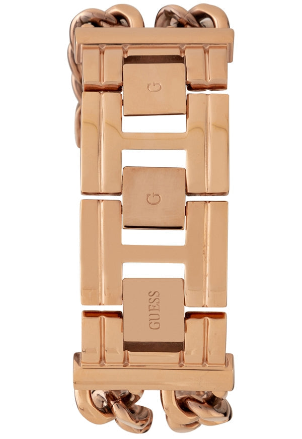 Guess Mod Heavy Metal Rose Gold Dial Rose Gold Steel Strap Watch For Women - W1117L3 Authentic Buy Shop Now