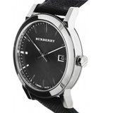 Burberry The City Grey Dial Black Leather Strap Watch for Men - BU9030 Authentic Buy Shop Now