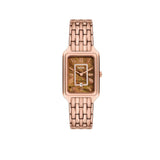 Fossil Raquel Three Hand Date Brown Dial Rose Gold Steel Strap Watch For Women - ES5323 Authentic Buy Shop Now