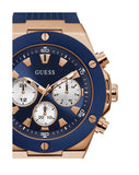 Guess Poseidon Blue Dial Blue Rubber Strap Watch for Men - GW0057G2 Authentic Buy Shop Now