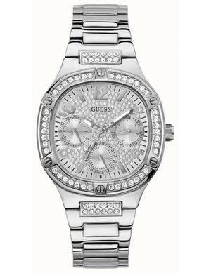 Guess Duchess Quartz Silver Dial Silver Steel Strap Watch For Women - GW0558L1 Authentic Buy Shop Now