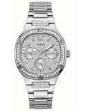 Guess Duchess Quartz Silver Dial Silver Steel Strap Watch For Women - GW0558L1 Authentic Buy Shop Now