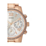 Guess Mini Surprise Analog Silver Dial Rose Gold Steel Strap Watch For Women - W0623L2 Authentic Buy Shop Now