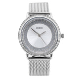Guess Quartz Silver Dial Willow Stainless Steel Mesh Bracelet Watch For Women - W0836L2 Authentic Buy Shop Now