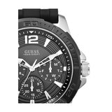 Guess Oasis Black Dial Black Rubber Strap Watch for Men - W0366G1 Authentic Buy Shop Now