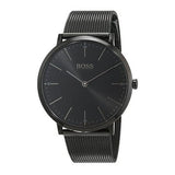 Hugo Boss Horizon Quartz Black Dial Black Mesh Bracelet Watch For Men - 1513542 Authentic Buy Shop Now