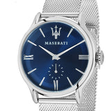 Maserati Epoca Blue Dial Silver Mesh Bracelet Watch For Men - R8853118006 Authentic Buy Shop Now