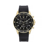 Maserati SFIDA Chronograph Black Dial Rubber Strap Watch For Men - R8871640001 Authentic Buy Shop Now