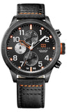 Tommy Hilfiger Trent Multifunction Black Dial Black Leather Strap Watch for Men - 1791136 Authentic Buy Shop Now