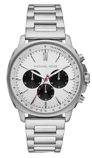 Michael Kors Sullivan Quartz White Dial Silver Steel Strap Watch For Men - MK8968 Authentic Buy Shop Now