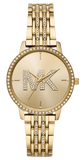 Michael Kors Melissa Pave Gold Dial Gold Steel Strap Watch for Women - MK4371 Authentic Buy Shop Now