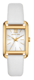 Michael Kors Petite Quartz White Dial White Leather Strap Watch for Women - MKO1059 Authentic Buy Shop Now