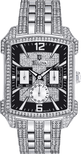 Bulova Crystal Collection Black Dial Silver Steel Strap Watch for Men - 98C108 Authentic Buy Shop Now