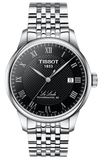Tissot Le Locle Powermatic 80 Black Dial Silver Steel Strap Watch For Men - T006.407.11.053.00 Authentic Buy Shop Now