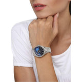 Michael Kors Lauryn Blue Dial Silver Steel Strap Watch for Women - MK3720 Authentic Buy Shop Now