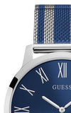 Guess Richmond Blue Dial Two Tone Mesh Bracelet Watch for Men - W1179G1 Authentic Buy Shop Now