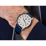 Emporio Armani Renato White DIal Blue Leather Strap Watch For Men - AR11119 Authentic Buy Shop Now