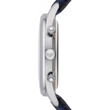 Emporio Armani Chronograph Blue Dial Blue Leather Strap Watch For Men - AR1889 Authentic Buy Shop Now