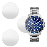 Fossil Garrett Chronograph Blue Dial Silver Steel Strap Watch for Men - FS5623 Authentic Buy Shop Now