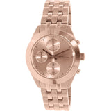 Marc Jacobs Peeker Chronograph Rose Gold Dial Rose Gold Steel Strap Watch for Women - MBM3394 Authentic Buy Shop Now
