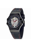 Maserati Potenza Automatic Black Dial Black Leather Strap Watch For Men - R8821108008 Authentic Buy Shop Now