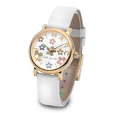 Marc Jacobs Roxy White Dial White Leather Strap Watch for Women - MJ1607 Authentic Buy Shop Now