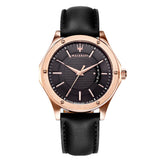 Maserati Circuito Black Dial Black Leather Strap Watch For Men - R8851127001 Authentic Buy Shop Now