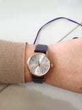 Calvin Klein City White Mother of Pearl Dial Brown Leather Strap Watch for Women - K2G23620 Authentic Buy Shop Now