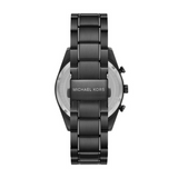 Michael Kors Warren Chronograph Black Dial Black Steel Strap Watch For Men - MK9113 Authentic Buy Shop Now