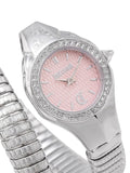 Just Cavalli Vita Pink Dial Silver Steel Strap Watch for Women - JC1L355M0015 Authentic Buy Shop Now