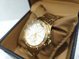 Guess Siren Diamonds Silver Dial Gold Steel Strap Watch for Women - W0442L2 Authentic Buy Shop Now