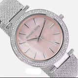 Michael Kors Darci Analog Pink Dial Silver Mesh Bracelet Watch For Women - MK4518 Authentic Buy Shop Now