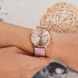Coach Delancey Gold Dial Pink Leather Strap Watch for Women - 14503332 Authentic Buy Shop Now