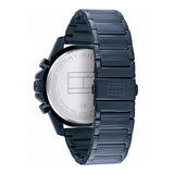 Tommy Hilfiger Decker Chronograph Blue Dial Blue Steel Strap Watch for Men - 1791560 Authentic Buy Shop Now