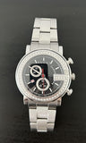 Gucci G Chrono Diamonds Black Dial Silver Steel Strap Watch For Men - YA101324 Authentic Buy Shop Now