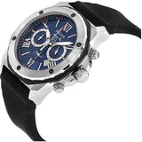 Bulova Marine Star Blue Dial Black Silicone Strap Watch for Men - 98B258 Authentic Buy Shop Now