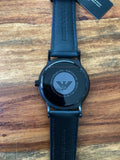 Emporio Armani Renato Quartz Blue Dial Blue Leather Strap Watch For Men - AR11190 Authentic Buy Shop Now