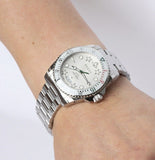 Gucci Dive Quartz White Dial Silver Steel Strap Watch For Men - YA136336 Authentic Buy Shop Now