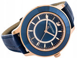 Swarovski Octea Lux Blue Dial Blue Leather Strap Watch for Women - 5414413 Authentic Buy Shop Now