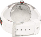 Gucci Sync XXL White Dial White Rubber Strap Watch For Men - YA137102 Authentic Buy Shop Now