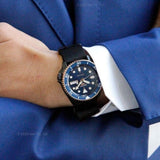 Seiko 5 Sports Automatic Blue Dial Black NATO Strap Watch for Men - SBSA098 Authentic Buy Shop Now