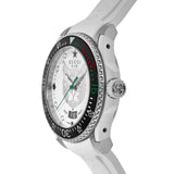 Gucci Dive Tiger White Dial White Rubber Strap Watch For Men - YA136329 Authentic Buy Shop Now