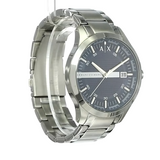 Armani Exchange Hampton Chronograph Blue Dial Silver Steel Strap Watch For Men - AX2132 Authentic Buy Shop Now